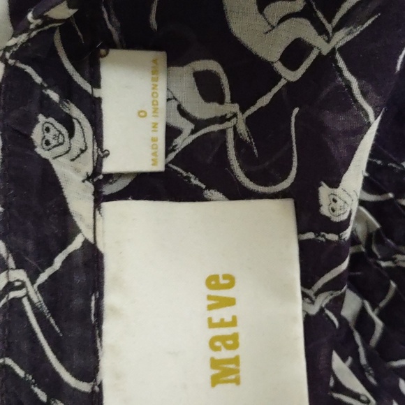 ANTHROPOLOGIE Maeve monkey shirt - Picture 7 of 7